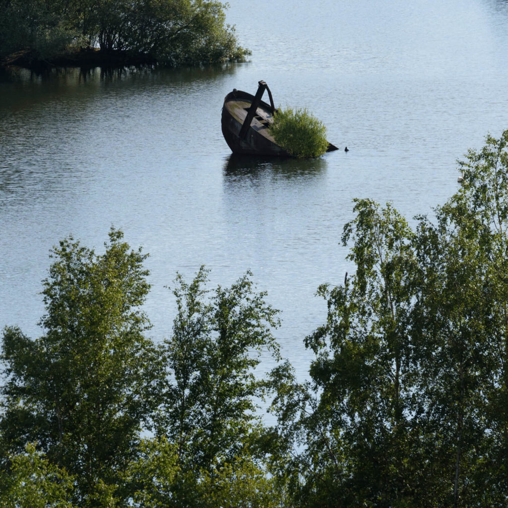 Le lac du Sahara de Lommel vu de la tour lors d'une balade photo.